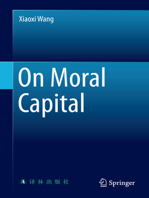 cover image of On Moral Capital